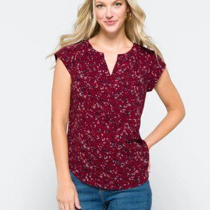 41 Hawthorn Morey Split Neck Blouse